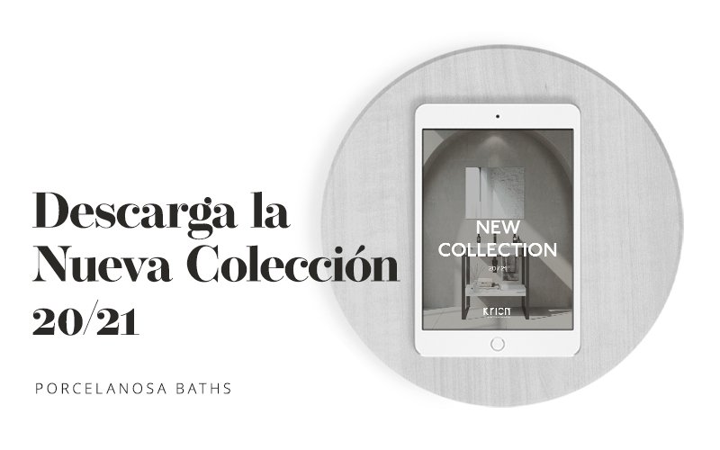Krion presenta su nuevo catálogo de baño 20/21